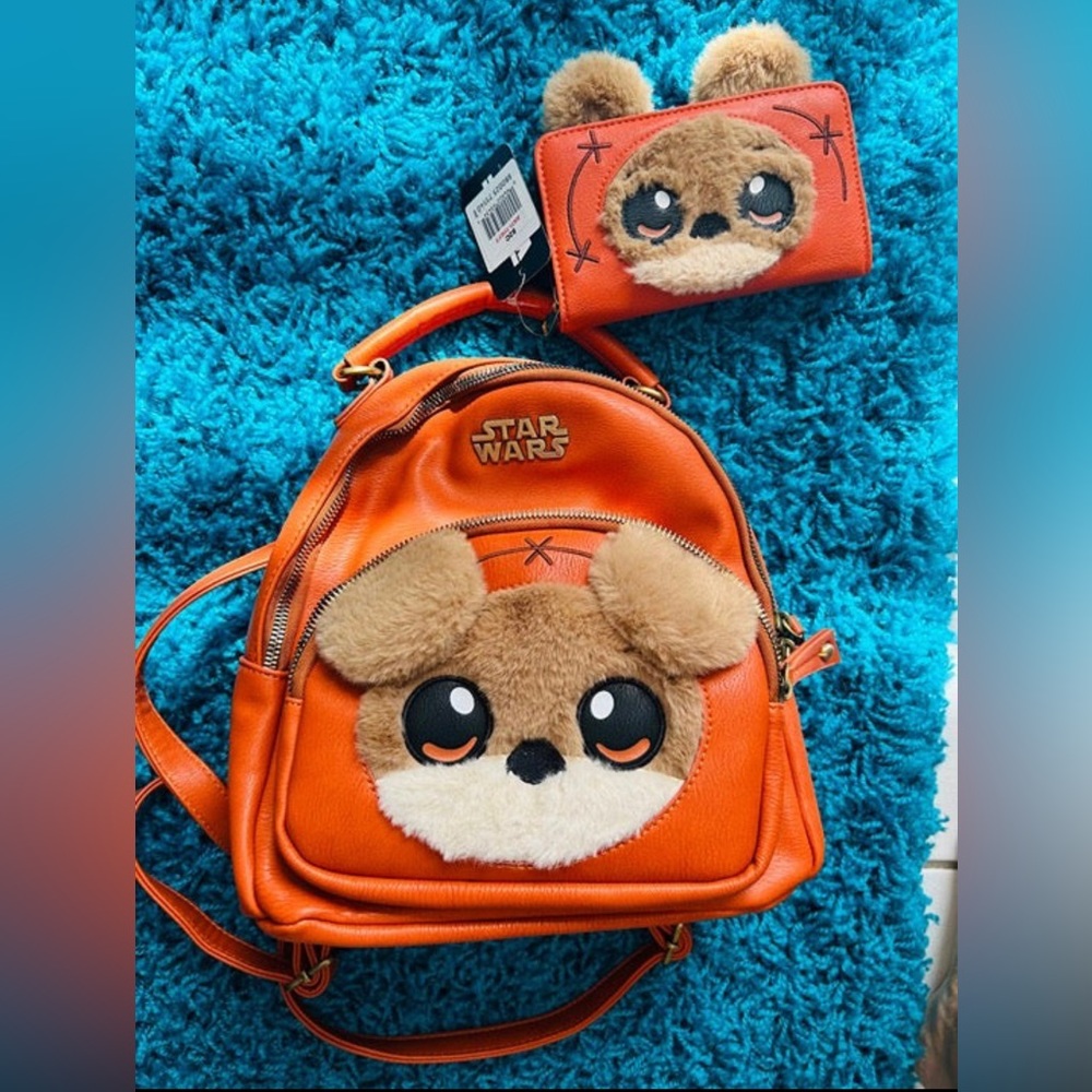 Star Wars Ewok backpack and wallet